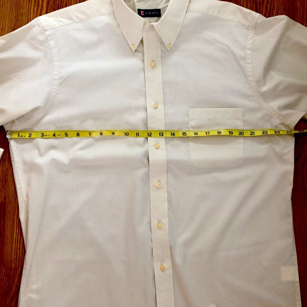 Men's light tan button down Shirt size large - Picture 5 of 9
